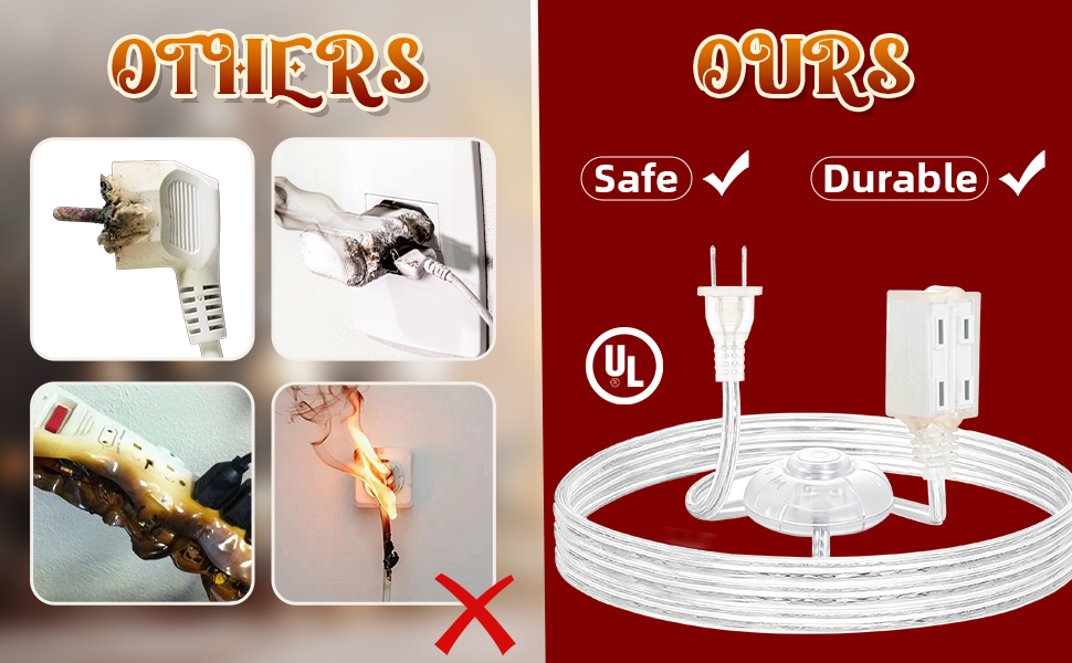 Clear Extension Cord