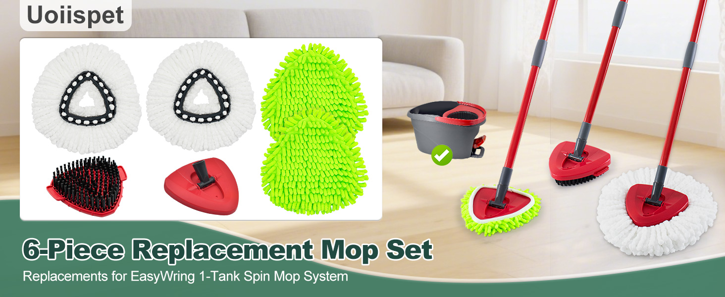 ocedar mop heads replacements