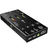 j5create Live Video Capture Card JVA06- Dual HDMI to USB-C, Supports 1080p 60Hz Video and Audio R...