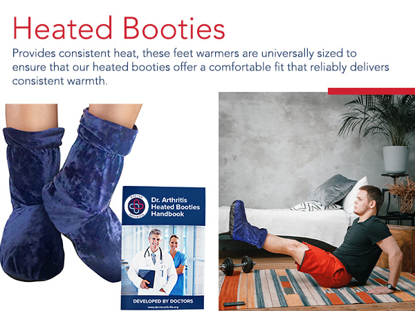 Heated booties