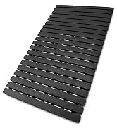 BEMISO Shower Mat Non Slip Bathtub Mat with Suction Cups and Drain Holes 27.5 x15.7 Inch Bath Mat...