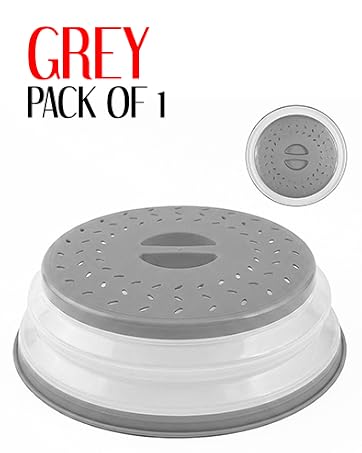Pack of 1 Gray Microwave Cover