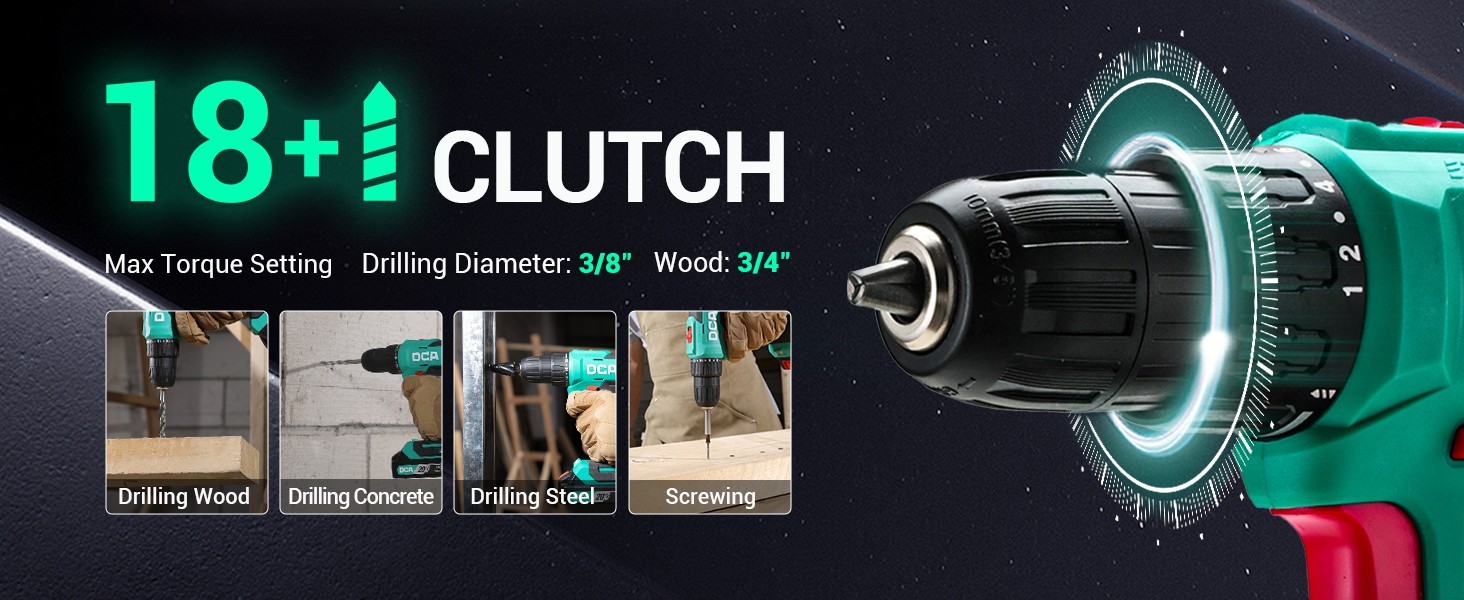 cordless drill with battery and charger