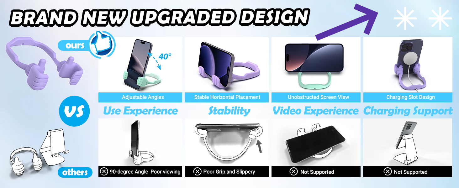 Cell Phone Stand Thumbs Up Lazy Phone Stand