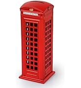 DS. DISTINCTIVE STYLE Retro Home Decor London Souvenirs 7 Inch British Telephone Booth Piggy Bank