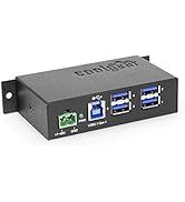 Coolgear 4 Port USB 3.2 Gen 1 Powered Hub w/ESD Surge Protection