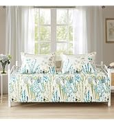 Twin Daybed Cover Set Floral Daybed Bedding 3 Piece Reversible Cozy Day Bed Cover Double Sided Qu...
