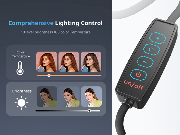 iphone tripod stand with ring light