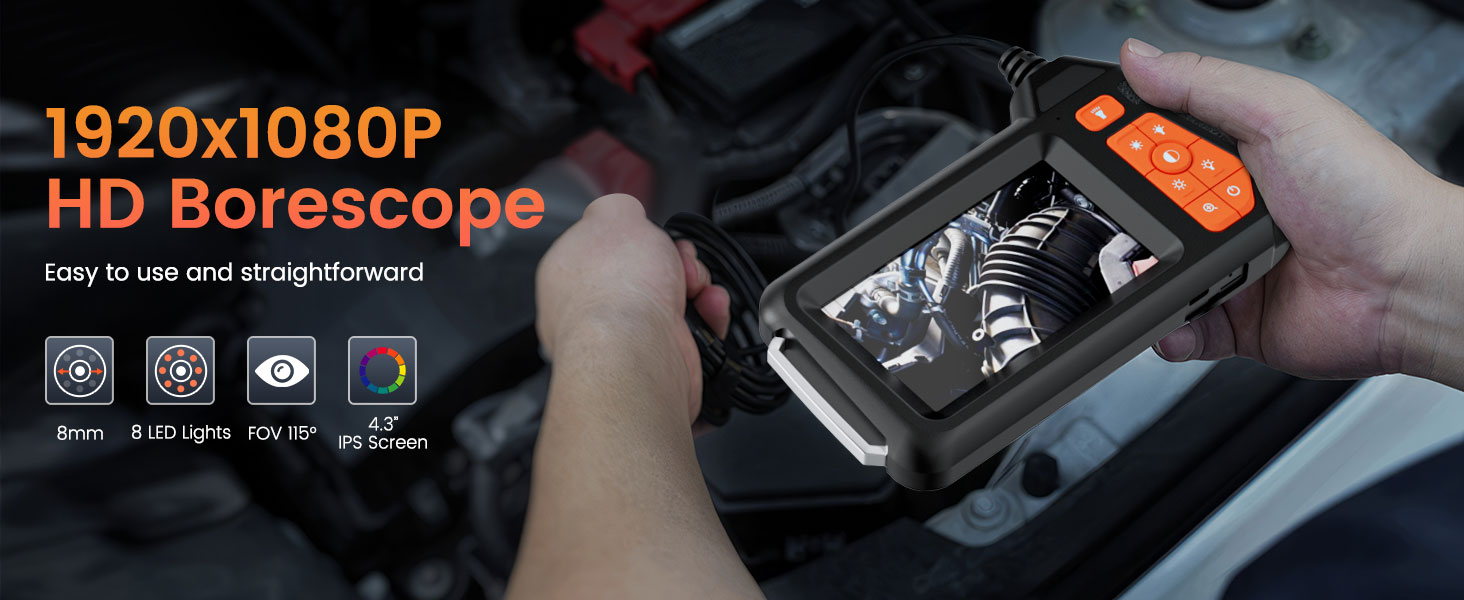 Endoscope Camera with Light