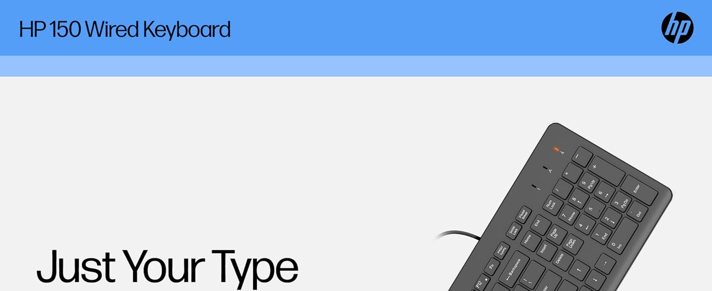 HP 150 Wired Keyboard