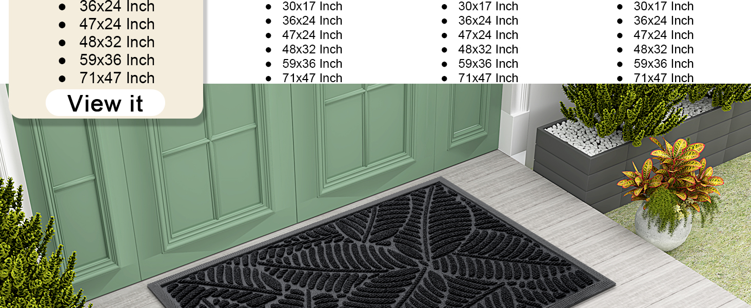 Natural Rubber Outdoor Mat