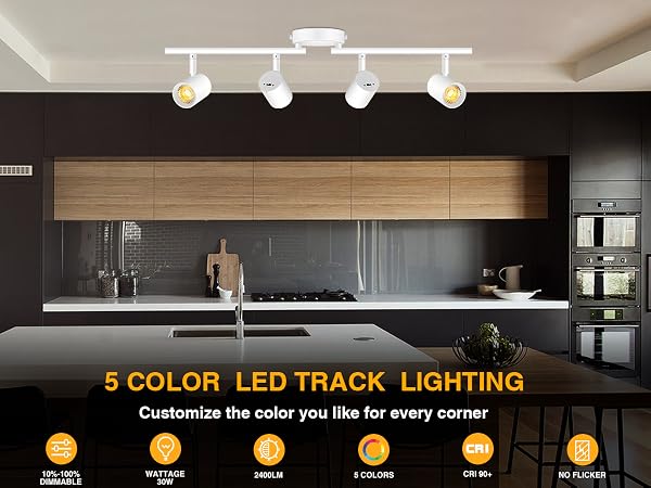 ceiling spot light track lighting kit