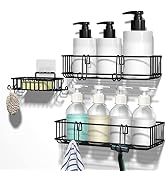 TONLEA Shower Caddy, Shower Organizer For Bathroom, 3-Pack Rustproof Stainless Steel Shower Shelv...