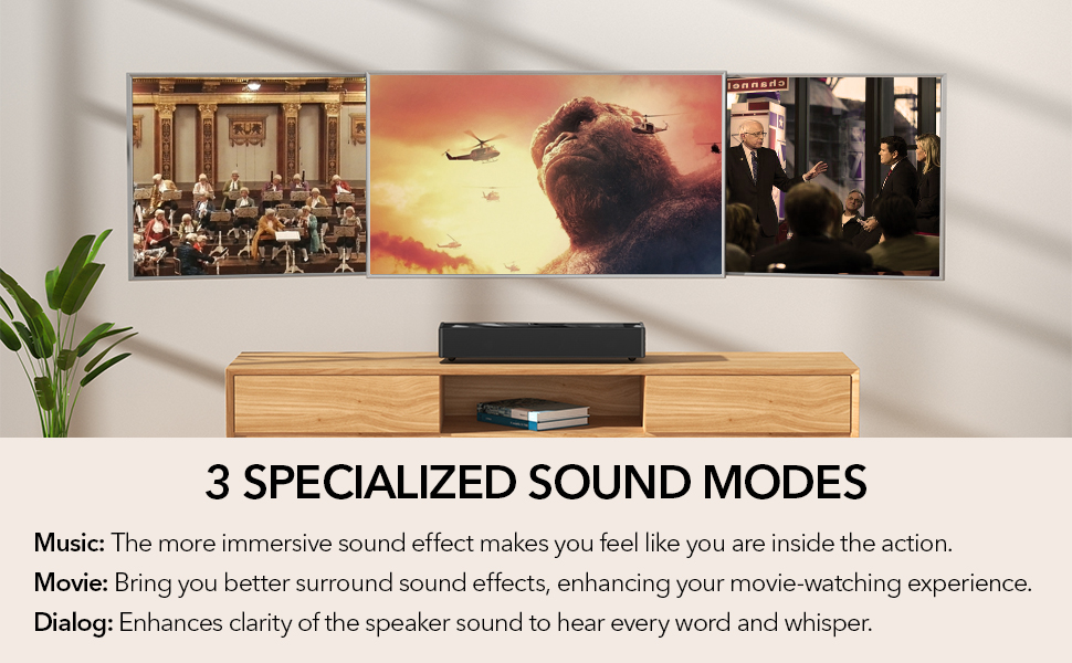 3 Sound Modes