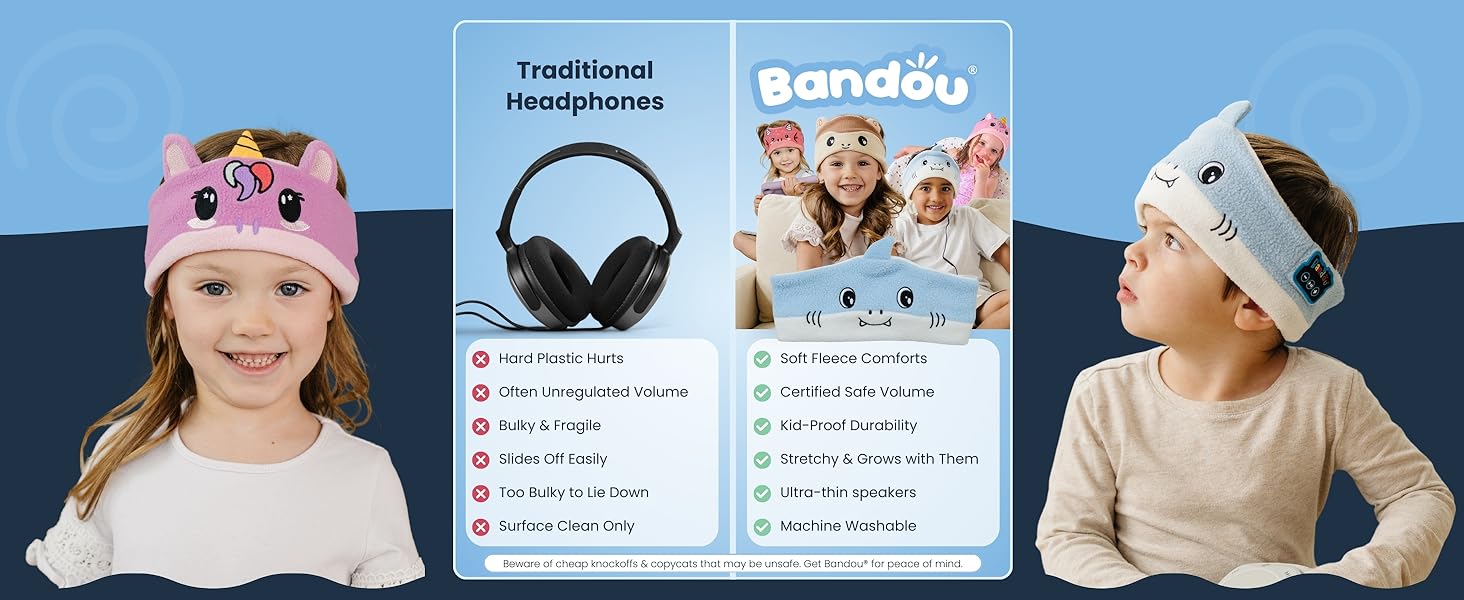 toddler headband toddler headphones for 2+ year old baby headphones for plane infant headphones