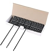MYFULLY 100 Pack 19 Ring Plastic Comb Binding Spines | 1/4 Inch Diameter, 20 Sheet Capacity, Lett...