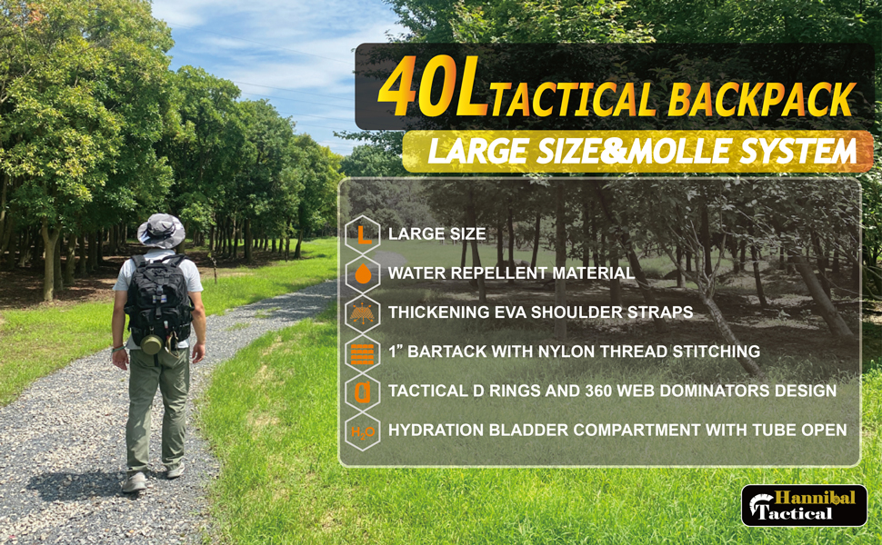 40L Tactical backpack