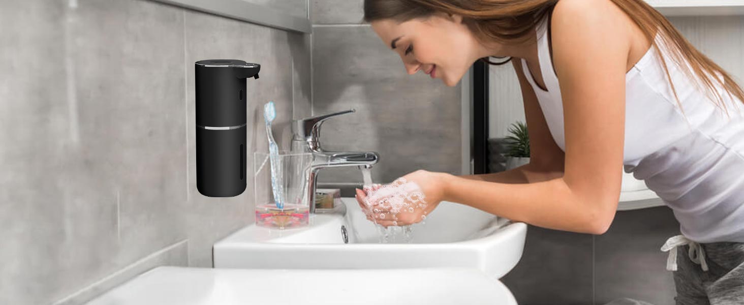 The automatic soap dispenser touchless is designed for versatility