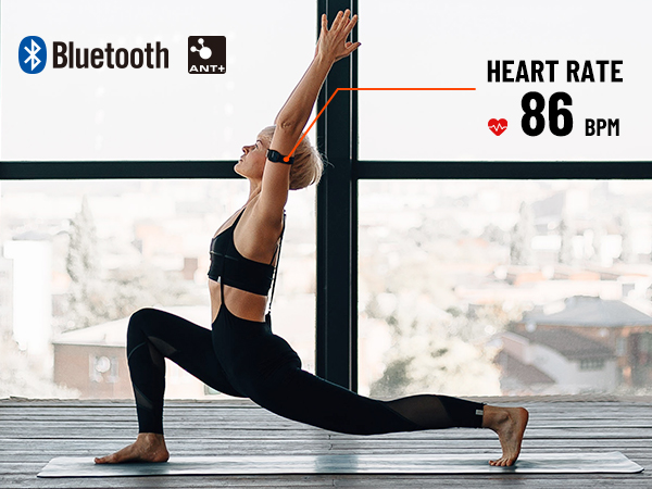 COOSPO Armband Heart Rate Monitor, Bluetooth ANT+ HR Optical Sensor
