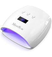 Melodysusie UV Nail Lamp, Plus30I UV Light for Gel Nails True 54W Professional Led Nail Dryer wit...