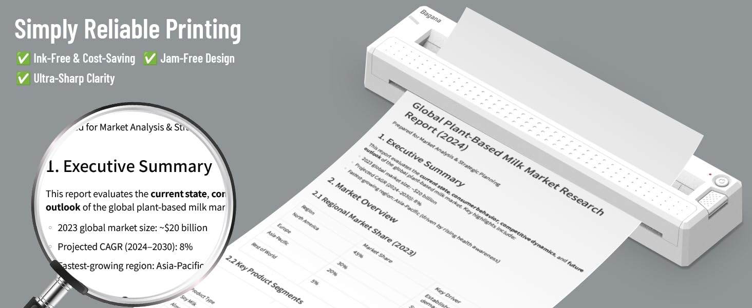 portable printers wireless for travel