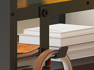 desk with storage