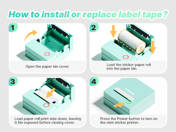 mini sticker printer mini printer sticker maker machine print pod mini printer mini thermal printer