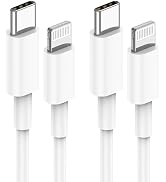 6FT USB C to Lightning Cable, 2 Pack [Apple MFi Certified] USB C iPhone Charger PD Fast Charging,...