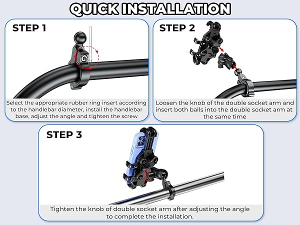 phone holder for motorcycle