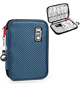 Luxtude Cable Organizer Bag, Travel Cord Organizers Bags, Electronic Organizer Travel Case, Porta...