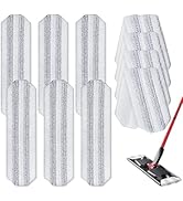10Pcs Mop Replacement Pads,Compatible with O Cedar H2prO Flat Mop System Universal Mop Pads Mop H...