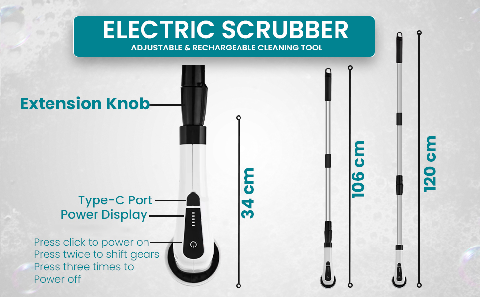 Electric spin Scrubber