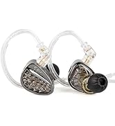 KZ ZA12 in Ear Monitor, 2DD+4BA Hybrid Wired Earbuds, KZ in Ear Monitor with 4-Level Tuning Switc...