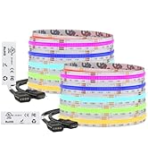 BTF-LIGHTING FCOB COB RGB LED Strip Light, UL Listed, 810LEDs/m High Density Flexible Color Chang...