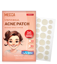 Acne Patches for Face - Hydrocolloid Bandages (108 Count) Pimple Patches for Face in 2 Universal Siz...