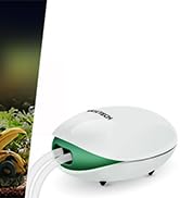 boxtech Aquarium Air Pump,Oxygen Fish Air Pump with Adjustable Air Valve, Fish Tank Air Pump with...