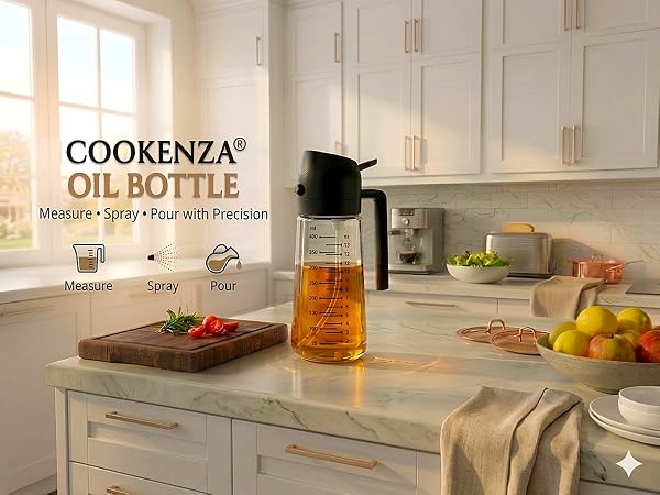 COOKENZA 2-IN-1 Oil BOTTLE