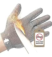 Schwer ProGuard-X Highest Level Cut Resistant Stainless Steel Metal Mesh Chainmail Glove PM5201 B...