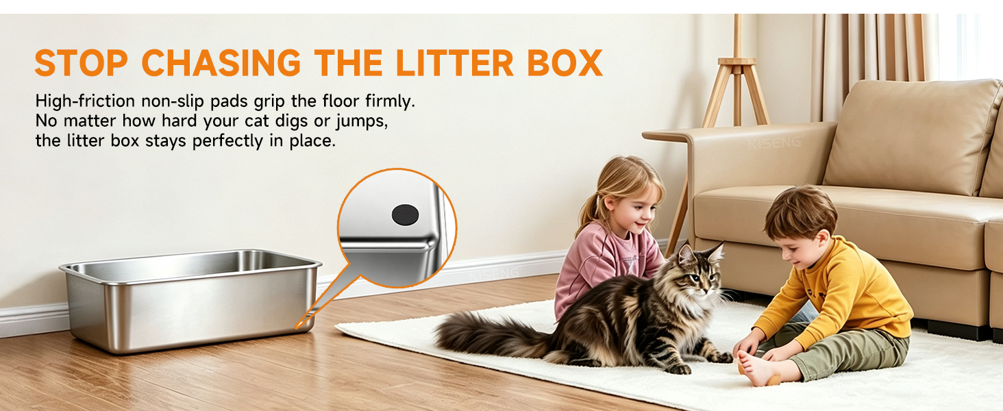 STOP CHASING THE LITTER BOX