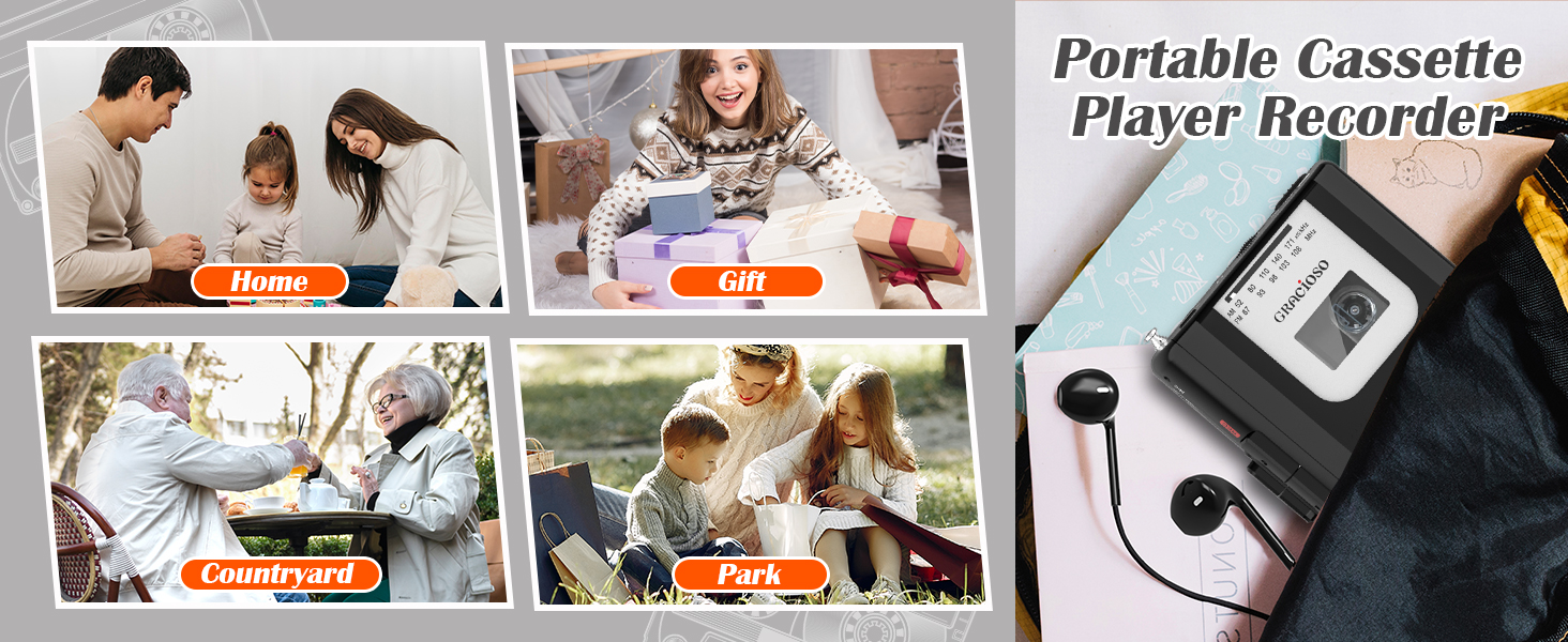 Protable cassette player