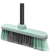 Indoor Broom Soft Bristle Brooms - Brooms for Sweeping Indoor Pet Hair, House Broom for Cleaning ...