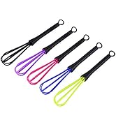 Whisk Set, 5 PCS Plastic Salon Barber Hairdressing Hair Color Dye Cream Whisk Kitchen Balloon Whi...