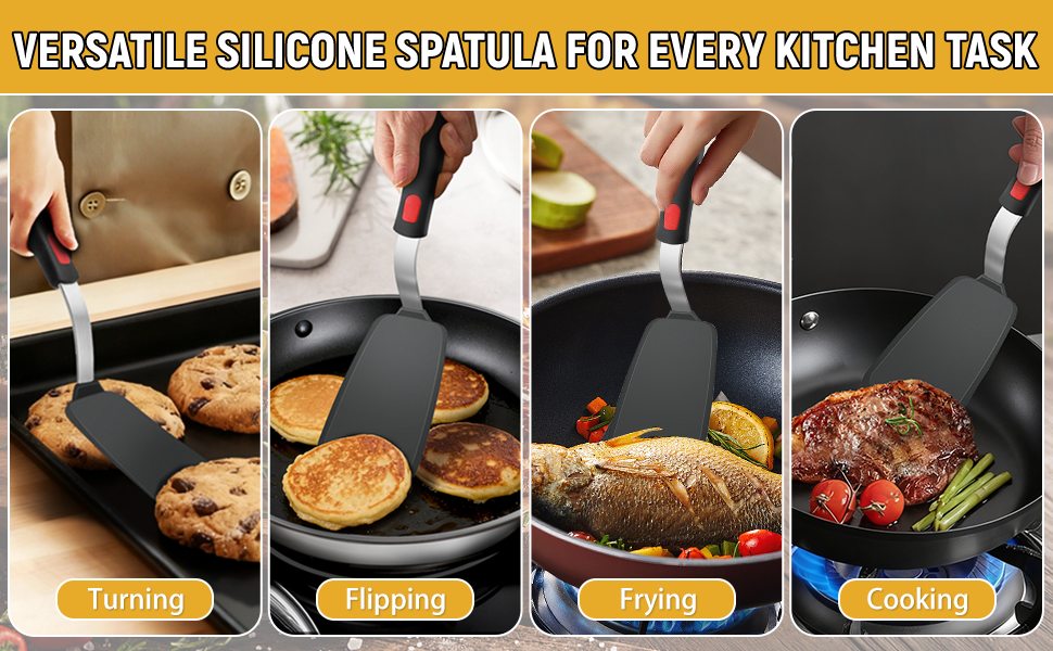 Ideal for Flipping Eggs, Burgers, Pancakes