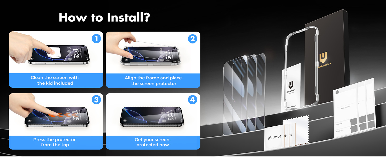 Screen Protector for iPhone 16 Pro Max