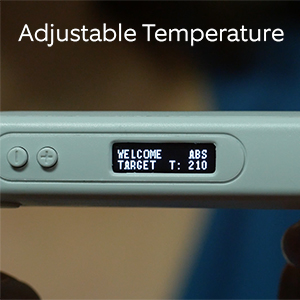 3d pen temperature display
