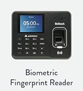 Acroprint BioTouch Self-Contained Automatic Biometric Fingerprint/Proximity Time Clock (No Monthl...