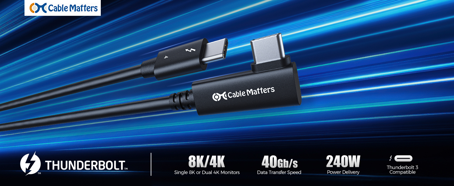 Long Thunderbolt 4 Cable