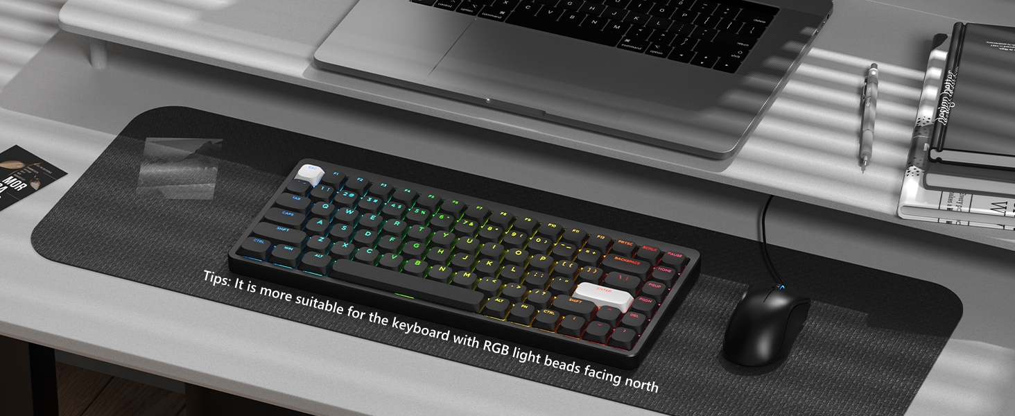 Low Profile Keycap, Shine Through Keycaps, Custom Keyboard Keycaps 75 Percent Black keycaps