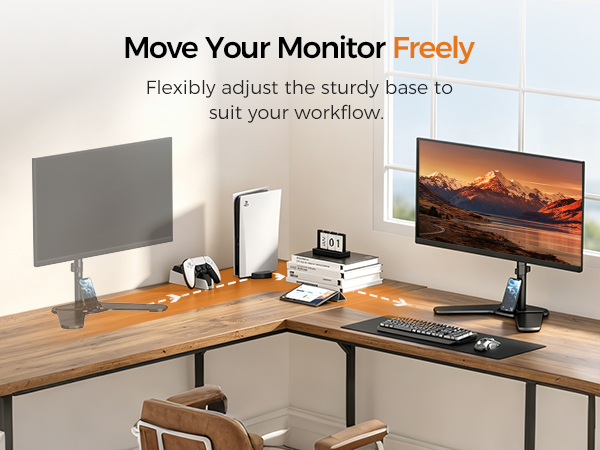free standing monitor stand