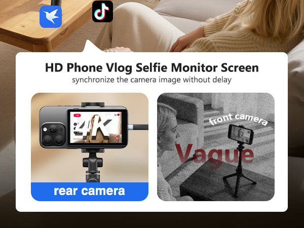 selfie monitor screen